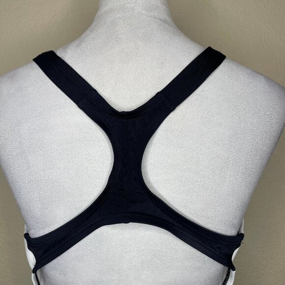 Nike Color Surge Powerback Racer Black One Piece Swimsuit Size XL Swimwear - Picture 5 of 12